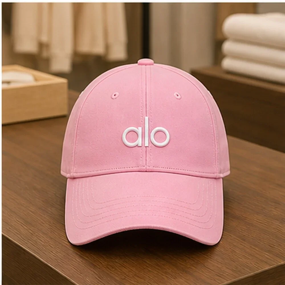 ALO Yoga Pink Workout Baseball Cap Hat Sporty
